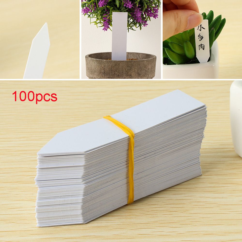 Gardening Tools Labeled - 100 шт. мини пластиковые этикетки для