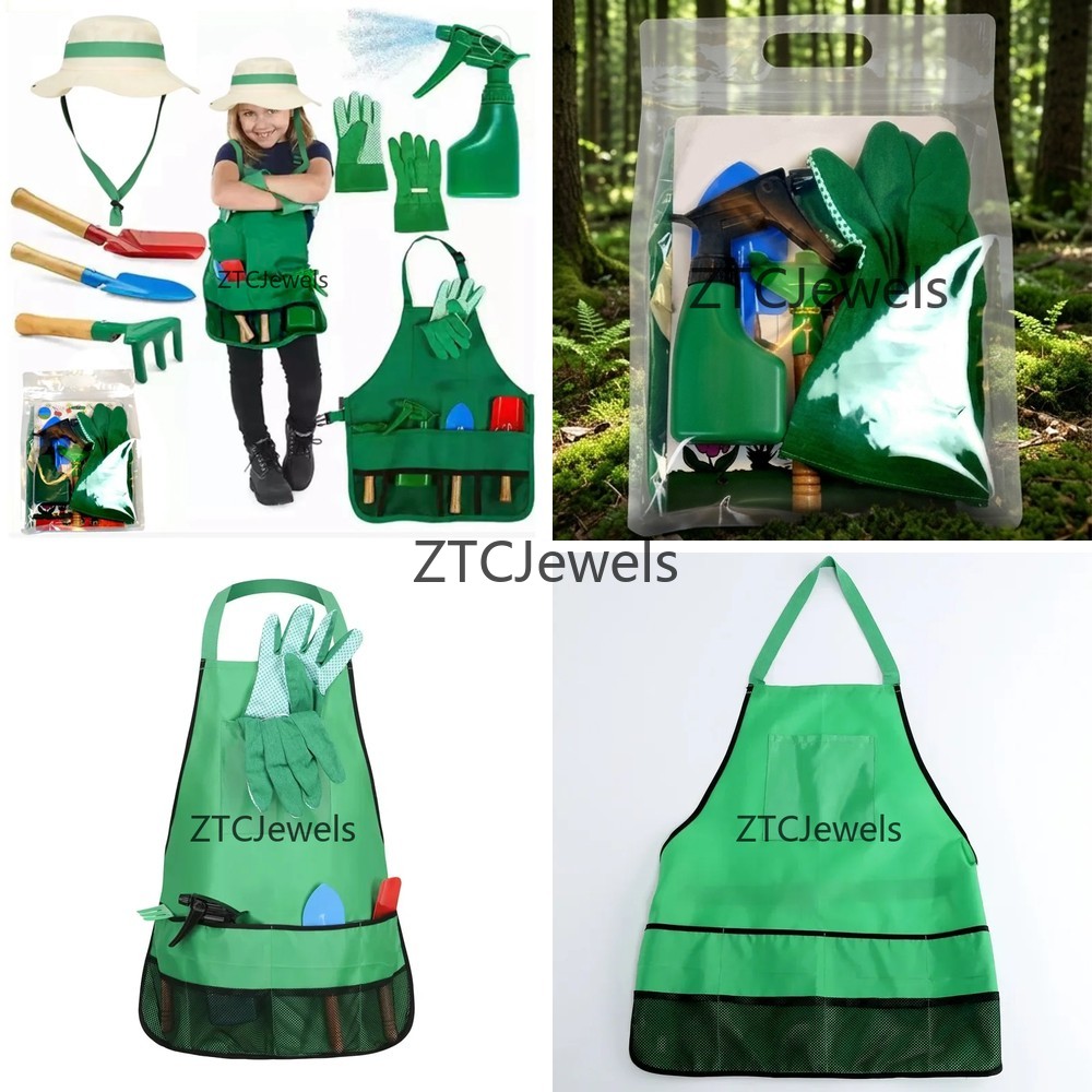 Gardening Tools Kids Set - Детский садовый фартук с набором инструментов