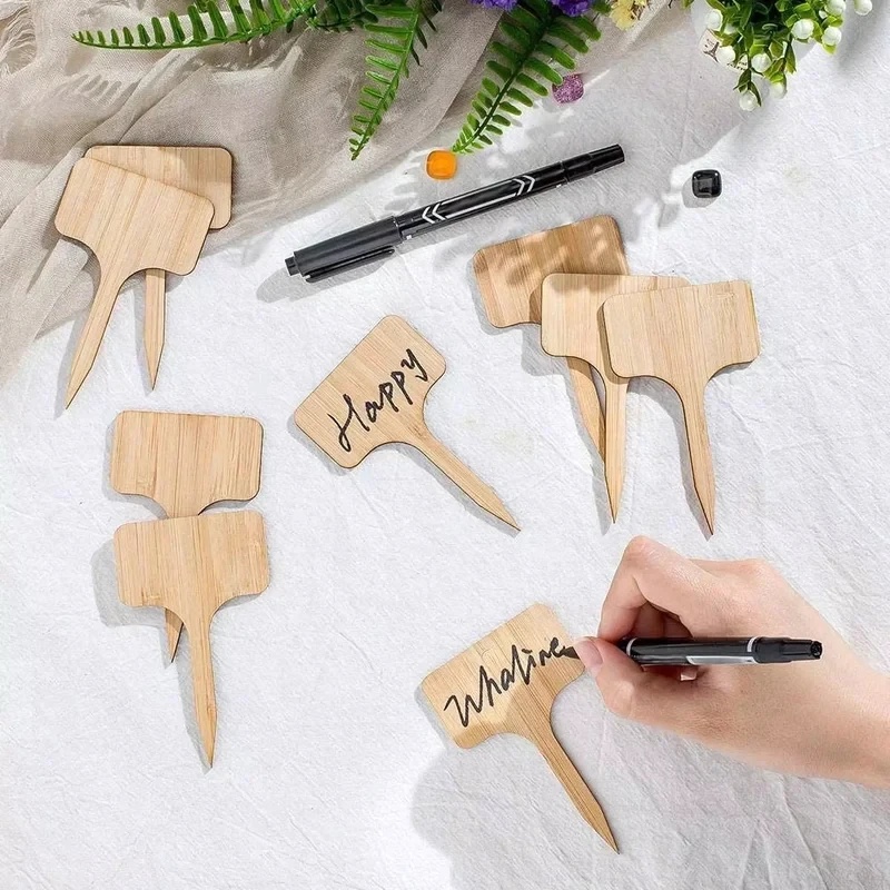 Gardening Tools Labeled - 10–60 шт. бамбуковых бирок для растений