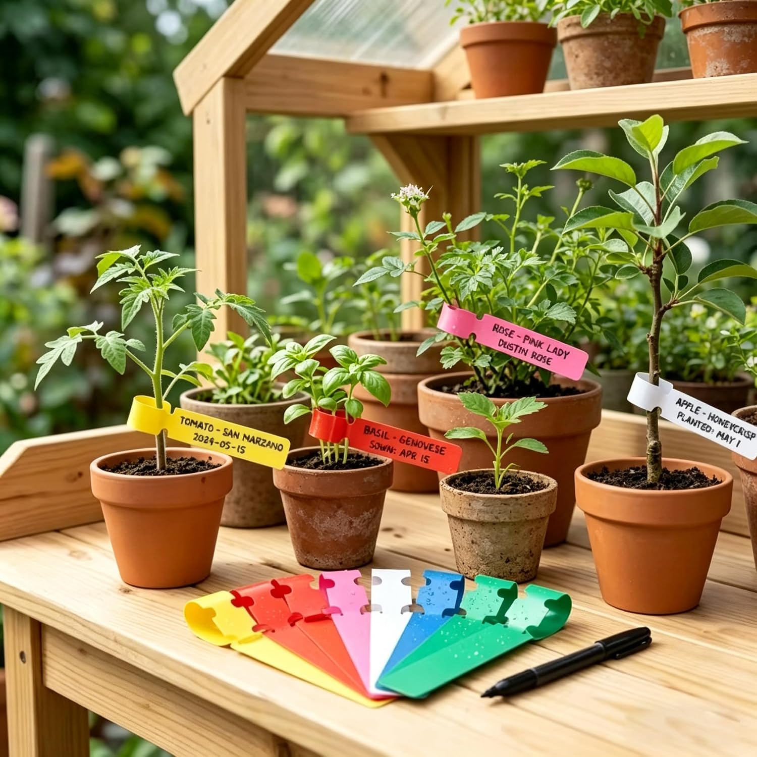 Gardening Tools Labeled - 100 шт. водонепроницаемых маркеров для растений,