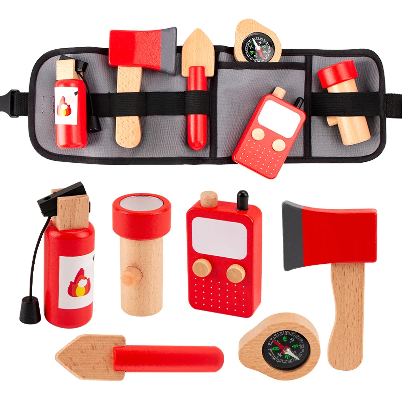 Gardening Tools Kids Set - Деревянный детский набор пожарного с поясной