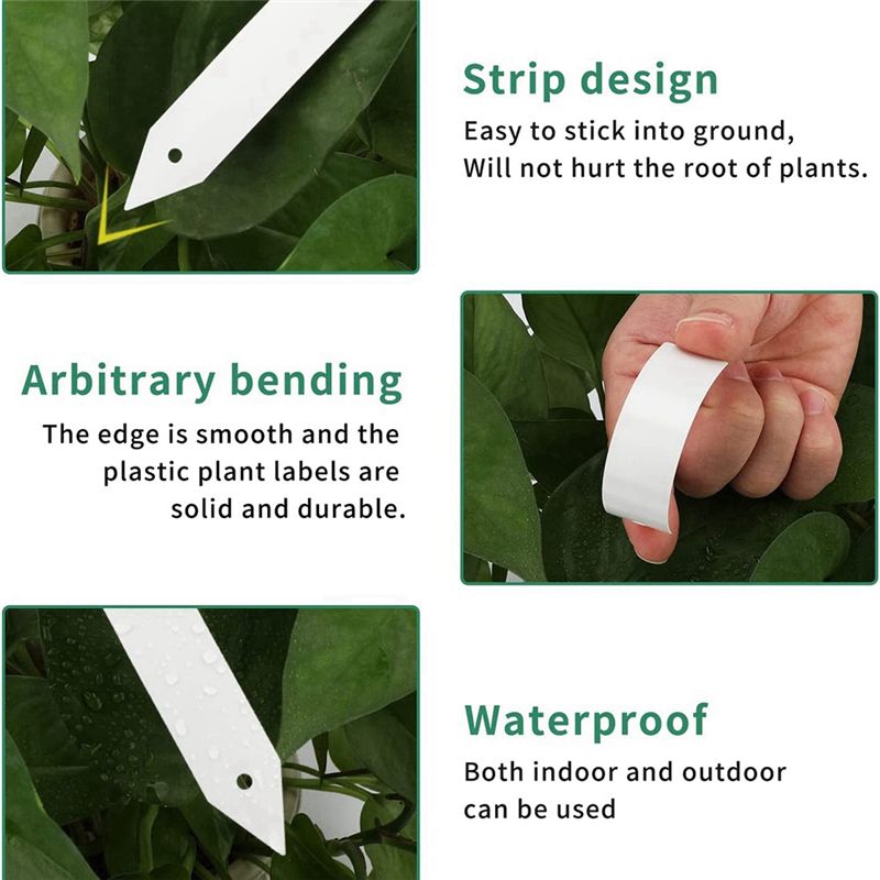 Gardening Tools Labeled - Набор из 200 пластиковых этикеток для