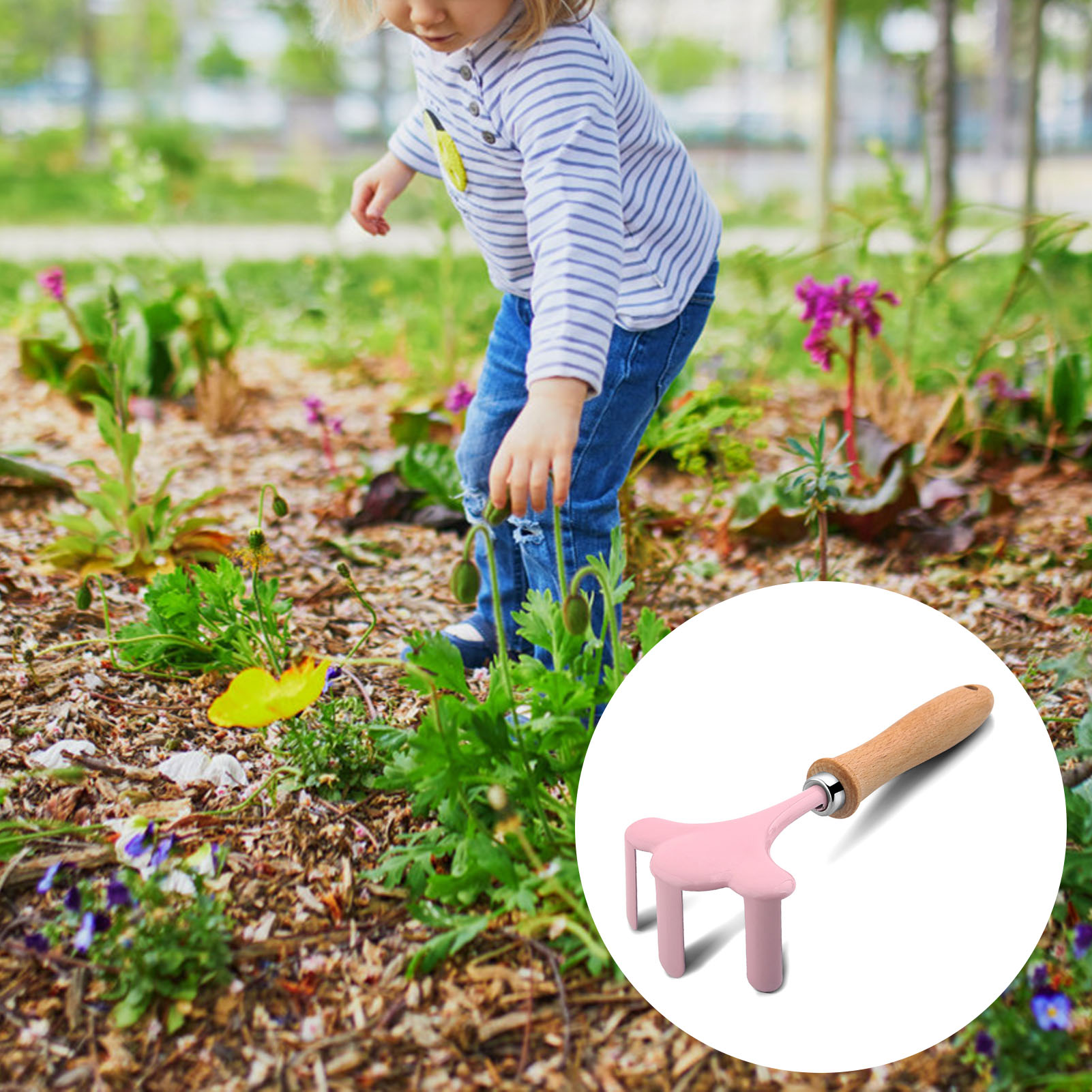 Набор для садоводства с деревя – обзор и цена Gardening Tools Kids Set