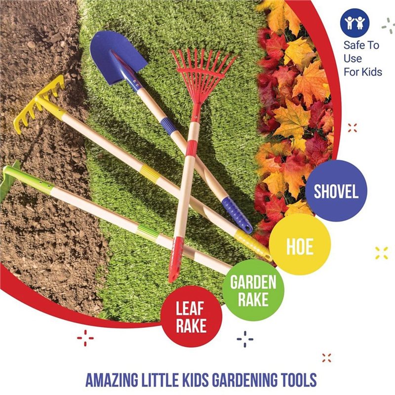 ABXE-Детский садовый набор инс – обзор и цена Gardening Tools Kids Set
